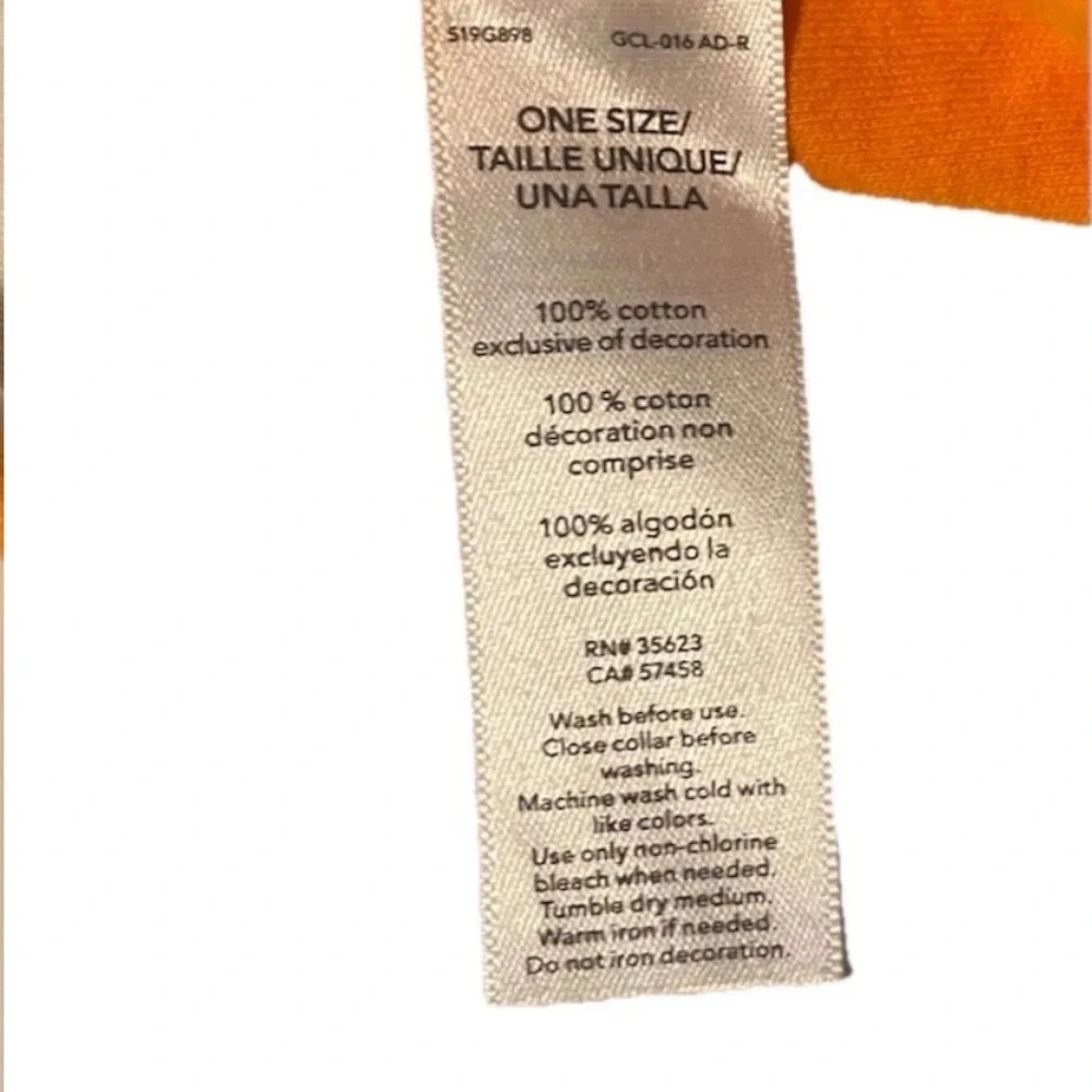 Carter’s Just One You Baby My First Halloween Pumpkin Teething Orange White Bib